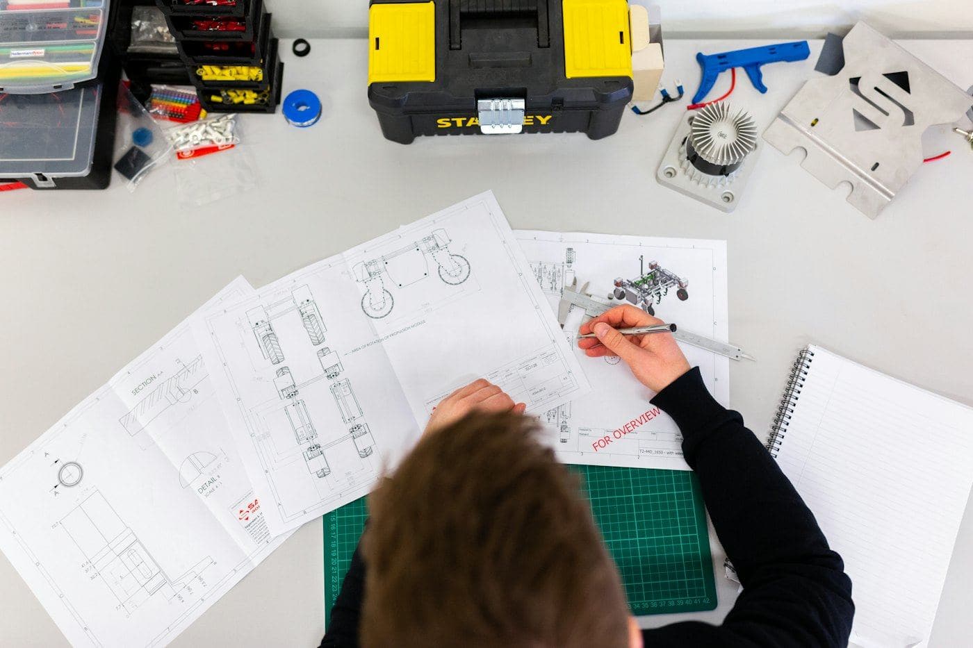 Projectplanning met technische tekeningen